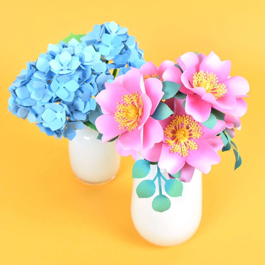 paper flowerfest square images1 paper flowers on stems