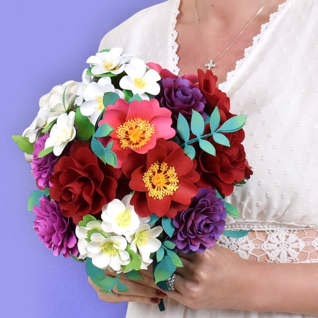 paper flower bouquet