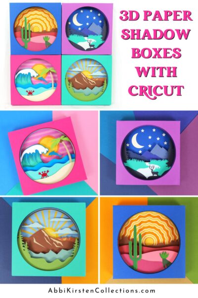 Cricut Basics- 3d Layered Paper Projects Tips, Tricks and 55 Shadow Box  Ideas - Hello Creative Family