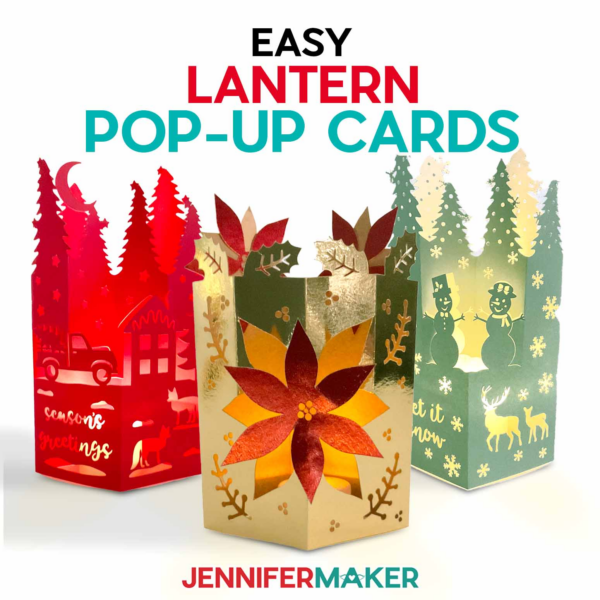 Lantern pop up cards by Jennifer Maker