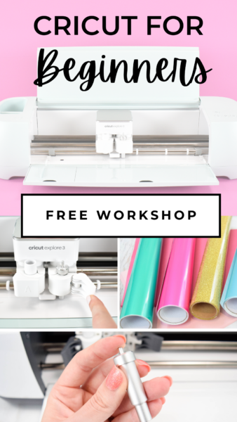 Cricut Explore 3 Electronic Cutting Machine + Free Workshop