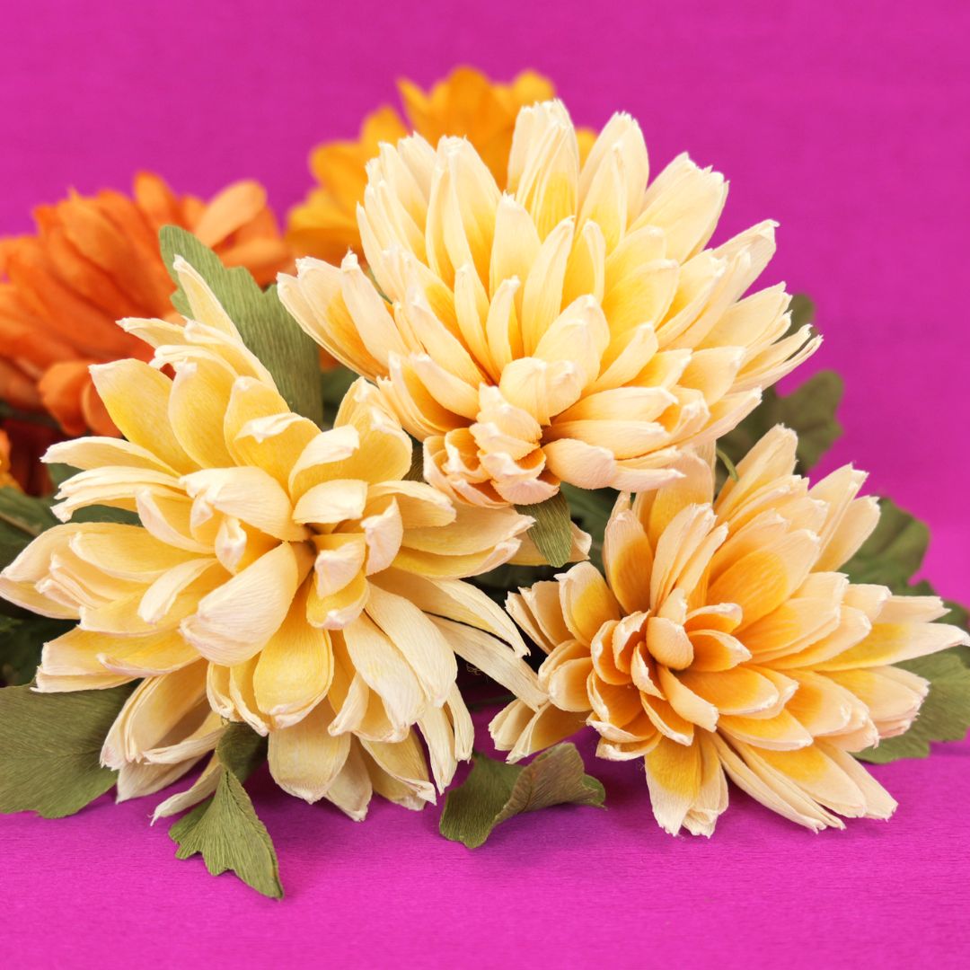 crepe paper flowerfest17