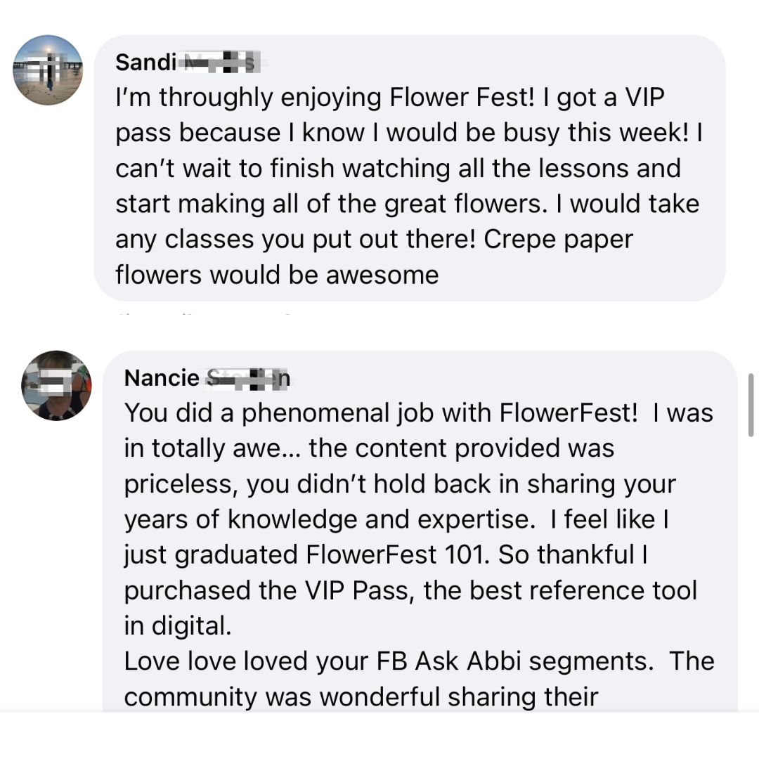 flowerfest VIP Pass reiew